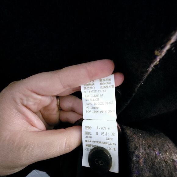 Shiatzy Chen Wool Blend Brown Jacket Size F 36 (US size 6)– Minimalist, Designer - Picture 9 of 14